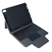 Yeni iPad Pro Manyetik Bağlantılı Kablosuz Klavye Kılıfı, Dahili Standlı Kalem Yuvası ve Tabletler için Ayrılabilir Tasarım