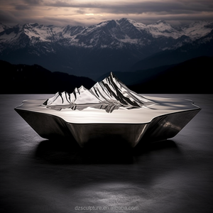 Table de remise en forme moderne en acier inoxydable Sculpture d'art <span class=keywords><strong>marcial</strong></span> - Product Image 3