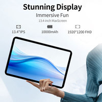 Tablet PC Wifi de 13.4 Pulgadas con Teclado y Lápiz, 24 GB + 256 GB, Android 16, Pantalla Táctil HD, Tablet de Dibujo para la Escuela