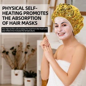 <span class=keywords><strong>Bonnet</strong></span> de soin thermique jetable/réutilisable en aluminium <span class=keywords><strong>pour</strong></span> <span class=keywords><strong>masque</strong></span> capillaire, coloration et usage en salon - Product Image 1