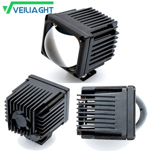Projecteur LED extérieur anti-brouillard/phares de route carré à lentille, faisceau puissant, pour voiture, moto, vélo électrique, vélo, étanche IP67 - Product Image 4