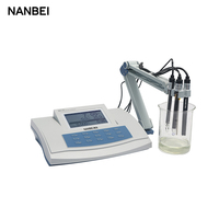 Testeur d'eau multi-paramètres de qualité laboratoire NANBEI, analyseur de pH, TDS, température du sol, OEM, garantie 1 an