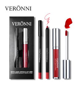 Kit de <span class=keywords><strong>rouge</strong></span> à lèvres liquide <span class=keywords><strong>mat</strong></span> 13 couleurs brillant à lèvres en velours imperméable et <span class=keywords><strong>crayon</strong></span> à lèvres - Product Image 1