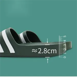 Sandal mandi gaya Korea, sandal ringan uniseks untuk reseller EVA grosir sandal selop rumah