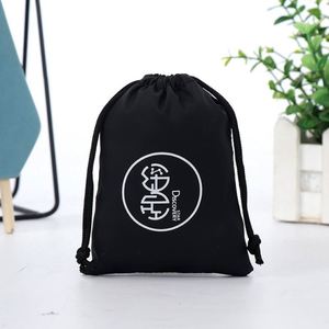 Bolsa de Cordón Personalizada con Logotipo, Bolsa Suave de Cuero Sintético PU, Almacenamiento Portátil para Gafas, Modelo Zhejiang 1222 - Product Image 4