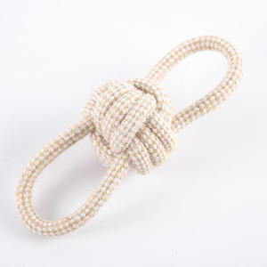 Yüksek kalite dayanıklı <span class=keywords><strong>Sisal</strong></span> pamuk halat topu çevre dostu keten kemik köpek Chew oyuncak çanta ambalaj ile klasik tarzı Pet oyuncak - Product Image 1