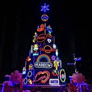 Christmas <b>Tree</b> Shape <b>Light</b> 3D Motif DMX Programmable <b>LED</b> for Plaza Festival Display - Product Image 1