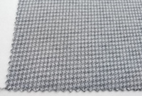 Tissu tricoté pied-de-poule 230 GSM 65% coton 35% polyester, matière épaisse à carreaux de 78 pouces de large pour vestes d'automne