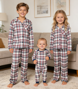 Nuovo Set Pigiama Personalizzato per Mamma <span class=keywords><strong>e</strong></span> Figlia, Abbigliamento Coordinato per Famiglia, Pigiama in Bambù per Donna - Product Image 2