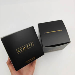 Customized New Design Embossed Luxury Recycled Cardboard Candle & Perfume Gift Packaging <b>Box</b> Matt Lamination High-end Finish - Product Image 3