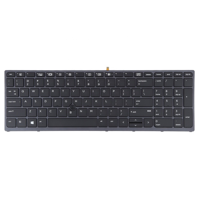 Wholesale New Laptop Keyboard for HP Zbook 15 G3 17 G3 US Backlit Keyboard With Pointer 848311-001