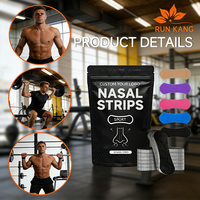 Bandes nasales RUNKANG personnalisées avec logo, anti-ronflement, hypoallergéniques, respirantes, dilatateurs nasaux, certifiées CE ISO, marque privée