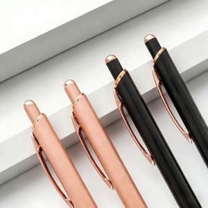 Rose Gold Luxury Metal Ballpoint <b>Pens</b> Wholesale Promotional Business Slim Signature <b>Pen</b> Custom <b>Pen</b> for Corporate Advertising - Product Image 2