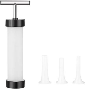Juego de 3 jeringas de plástico para salchichas DIY, herramientas de cocina ecológicas, aptas para lavavajillas, para tubos de relleno manual de carne - Product Image 1