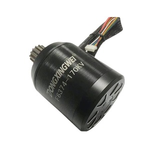 Motor CC sin escobillas Dongxingwei F6374 con polea de correa síncrona de 5M para scooter eléctrico - Product Image 3