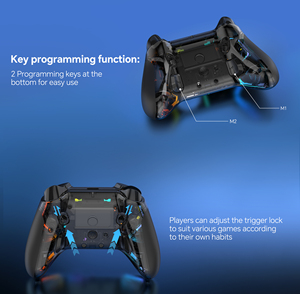 Mecool-Controlador inalámbrico para juegos GM1, gatillo y joystick para <span class=keywords><strong>PC</strong></span>, portátil, Steam, <span class=keywords><strong>Android</strong></span>, <span class=keywords><strong>PS3</strong></span>, Switch, <span class=keywords><strong>Gamepad</strong></span> - Product Image 5