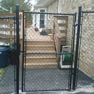 Clôture galvanisée de maillon de chaîne de <span class=keywords><strong>2m</strong></span> de <span class=keywords><strong>hauteur</strong></span> en forme de diamant enduit de PVC - Product Image 5