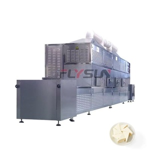 Secador de Microondas Automático con Control PLC Flysun para Esterilización de Tofu con Cinta Transportadora, Máquina de Secado de Acero Inoxidable 304 - Product Image 1