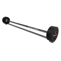 Vente directe usine : Équipement de fitness à domicile – Barre droite fixe en acier recouvert de caoutchouc, ensemble complet intégré pour salle de sport commerciale