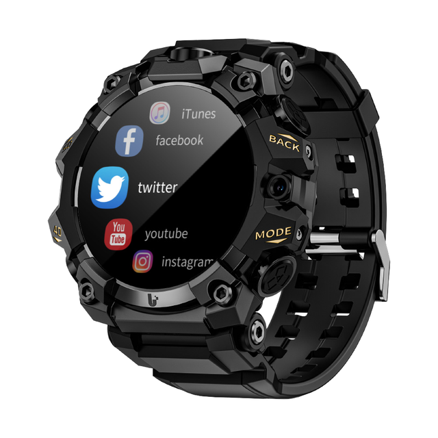 Sports Smartwatch1.32 Inch 300mah 5 Atm Waterproof Bt Calling Flash Light Blood Pressure Monitoring Lokmat Attack Gt