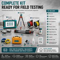 Detector Ultrasónico de Concreto de Alta Precisión GTJ U930 para Medir Profundidad, Ancho, Resistencia y Pruebas de Pilotes con Software