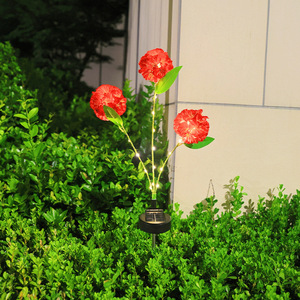Luces Solares de Jardín LED con Forma de Flor de Diente de León, Lámpara Decorativa para Exteriores, Resistente al Agua, Portátil - Product Image 3