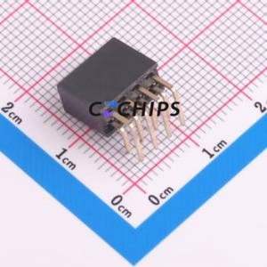 A2541HWR-2x4P Pin Socket Bent Lead Through Hole,P=2.54mm Connector 2x4P 2.54mm 2.54mm Square Hole - Product Image 2