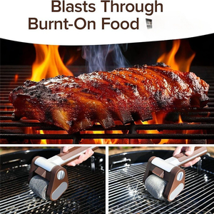 Cepillo Limpiador de Rodillos de Acero Inoxidable Recargable al por Mayor, Cabezales de Cepillo Reemplazables, Herramientas de Limpieza del Hogar, Accesorios para Barbacoa - Product Image 2