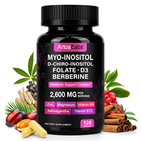 ArtoaLabs Inositol Multivitamin Complex Capsules pour femmes, complément nutritionnel quotidien avec 2600mg de complexe de soutien métabolique