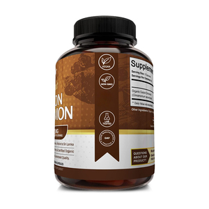 Cápsulas de canela de Ceilán orgánicas personalizadas OEM y ODM para la salud de las articulaciones, suplementos herbales disponibles, cápsulas vegetarianas para adultos - Product Image 4