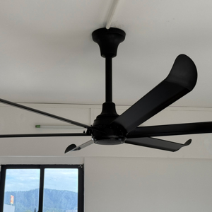 Ventilateur HVLS commercial VFans 220V 8-10 pieds à moteur CC pour laboratoire scientifique en Russie, prix d'usine, ventilateur de plafond pour café au Japon - Product Image 1