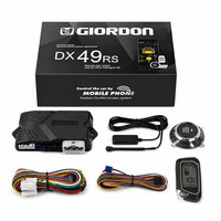 Kit d'alarme de véhicule 12V le plus vendu avec application Bluetooth, démarrage/arrêt, entrée sans clé, verrouillage centralisé des portes et avertissement sonore