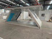 Maisons conteneurs modulaires préfabriquées à assemblage rapide et durable, design moderne, garantie 1 an pour usage temporaire