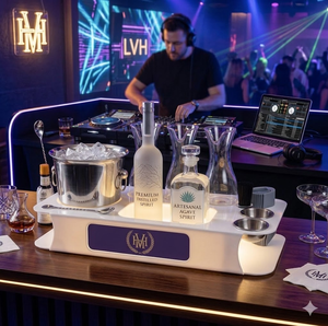 Stazione di Servizio <span class=keywords><strong>VIP</strong></span> di Lusso per Bottiglie, Espositore per Liquori in Acrilico Antiruggine, Porta Secchiello Ghiaccio in Acciaio Inox, Modello per Nightclub e Bar - Product Image 5
