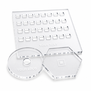 Service de découpe laser de panneaux acryliques transparents sur mesure, feuille de plastique transparente avec trous pour équipement - Product Image 4