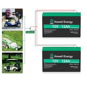 Cuộc sống lâu dài LiFePO4 pin 12V 12AH pin lithium công suất cao cho LED up năng lượng mặt trời và Viễn Thông - Product Image 6