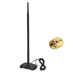 Magnétique Antenne WiFi avec RP-SMA Prise pour Tp-link ASUS WiFi Netgear Routeur Hotspot WiFi Sans Fil Prolongateur d'autonomie Caméra IP