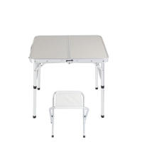 Table de mariage rectangulaire moderne pliable pour l'extérieur, longue, en alliage d'aluminium, avec fonction pliable, pour mobilier d'extérieur