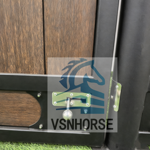 Écurie de <span class=keywords><strong>chevaux</strong></span> en acier galvanisé de taille personnalisable en gros de Chine, 10 pieds/12 pieds/14 pieds, porte à charnières/glissante/néerlandaise, bambou - Product Image 6