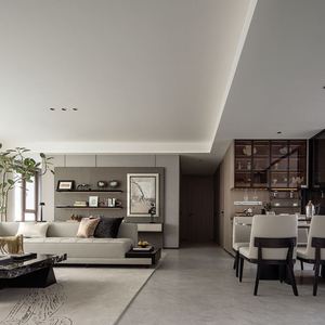 Meuble TV, armoire, table à manger au design moderne et minimaliste personnalisé pour la décoration intérieure de salon, chambre à coucher, hôtel de style américain - Product Image 1