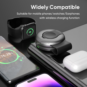 <span class=keywords><strong>Portable</strong></span> universel téléphone Mobile 15W Station de charge rapide 3 en 1 Mini <span class=keywords><strong>chargeur</strong></span> sans fil à <span class=keywords><strong>induction</strong></span> <span class=keywords><strong>chargeur</strong></span> de téléphone magnétique - Product Image 4