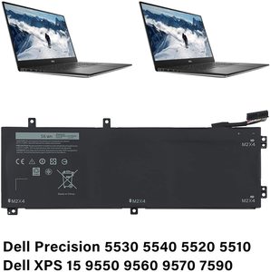 <span class=keywords><strong>Dell</strong></span> — batterie de précision pour ordinateur portable, 11.4V, 56Wh, H5H20, <span class=keywords><strong>XPS</strong></span> 15, 5530, 5520, 9550, 9560, 9570, 9590 - Product Image 6