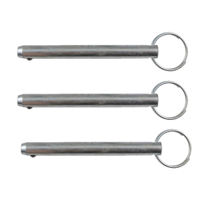 Marine Stainless Steel Pins 2 Pack Quick Release Pins - 316 Stainless Steel Marine Hardware | 9/32" Diameter X 3" Length Bimini Top Pins Boat Deck Hinges - View #3