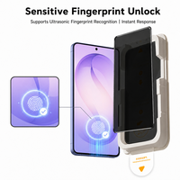 Kit d'installation de protection d'écran en verre trempé HD anti-espion et anti-poussière Magic Box, film de protection d'écran en verre trempé pour téléphone portable
