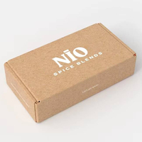Boîte-cadeau en carton ondulé avec logo personnalisé imprimé pour les petits pots à épices indiens