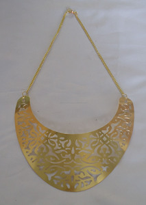 Collier en laiton plaqué or - Product Image 6