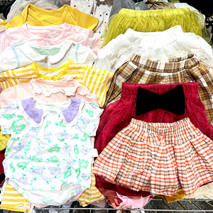 Original de fábrica usado verano High Street Ringer algodón camisetas niños venta al por mayor llano <span class=keywords><strong>Boutique</strong></span> usado como nuevo estilo coreano mixto - Product Image 1