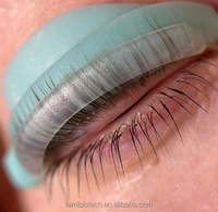 Compensateur de cils en silicone flexible et réutilisable, six teintes pastel au choix, accessoires auxiliaires pour rehaussement de cils en salon
