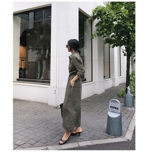 <span class=keywords><strong>Robe</strong></span> d'été décontractée pour femmes en coton à manches longues - <span class=keywords><strong>Robe</strong></span> tunique bohème de plage avec ceinture à la taille, écologique - Product Image 2
