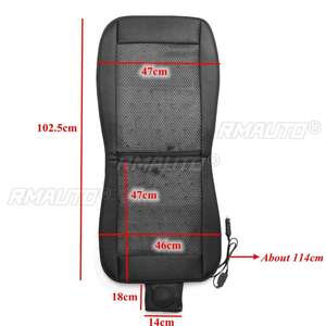 Cojín de Ventilación Refrigerante para Coche de 12V, Nuevo, para Verano, con Ventilador de Aire, Masaje y Aire Acondicionado, 2 Velocidades (Baja/Alta) - Product Image 2
